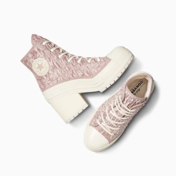 Chuck 70 De Luxe Heel Satin Hightop Boots Shoes Sneakers Size 12.5 - Picture 12 of 16